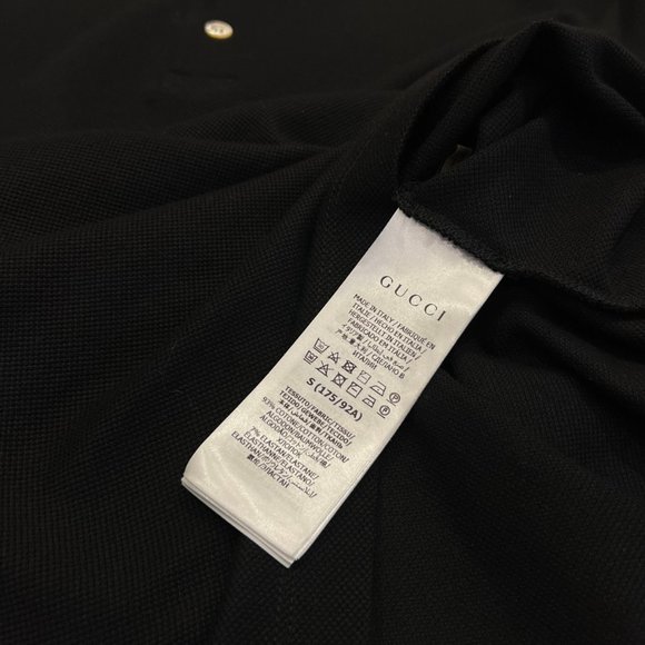 POLO WITH INTERLOCKING G STRIPE - Picture 11 of 13